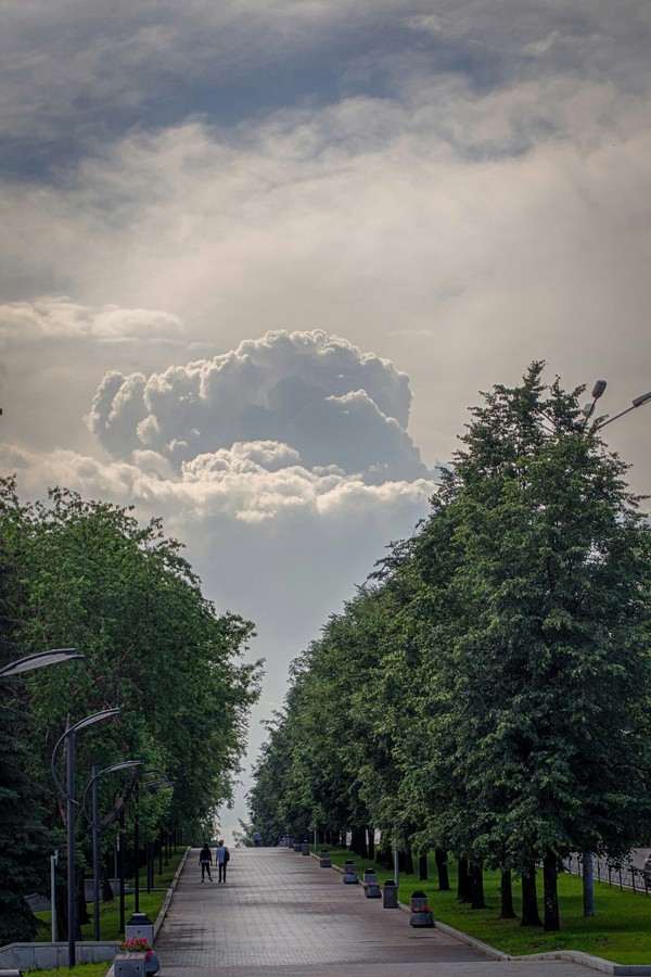 Sky over Tagil. HDR - My, Nikon, HDR, Clouds, Sky, The photo