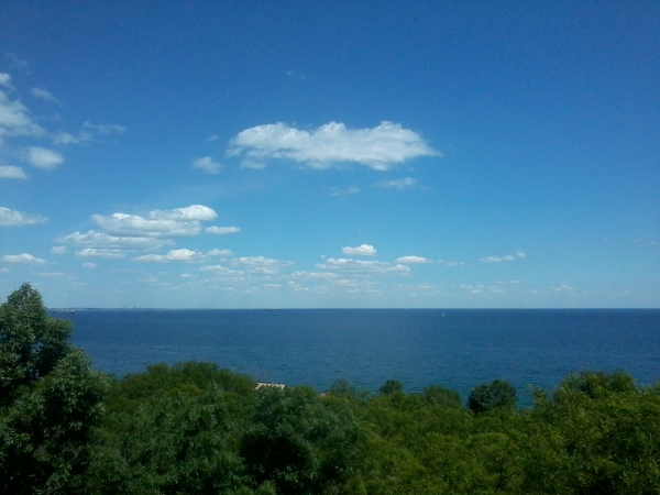 For those who have rain - here's a little Odessa sky) - My, Sky, Summer, Odessa, Rain, beauty, Heat, Longpost