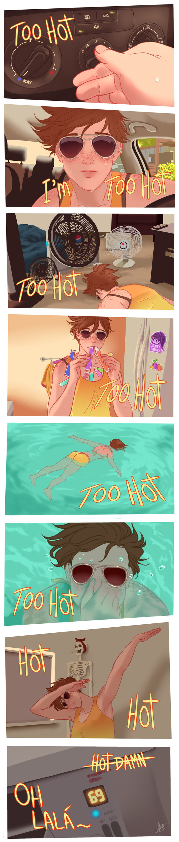 It will be hot - Comics, Longpost, , Widowmaker, Tracer, Overwatch