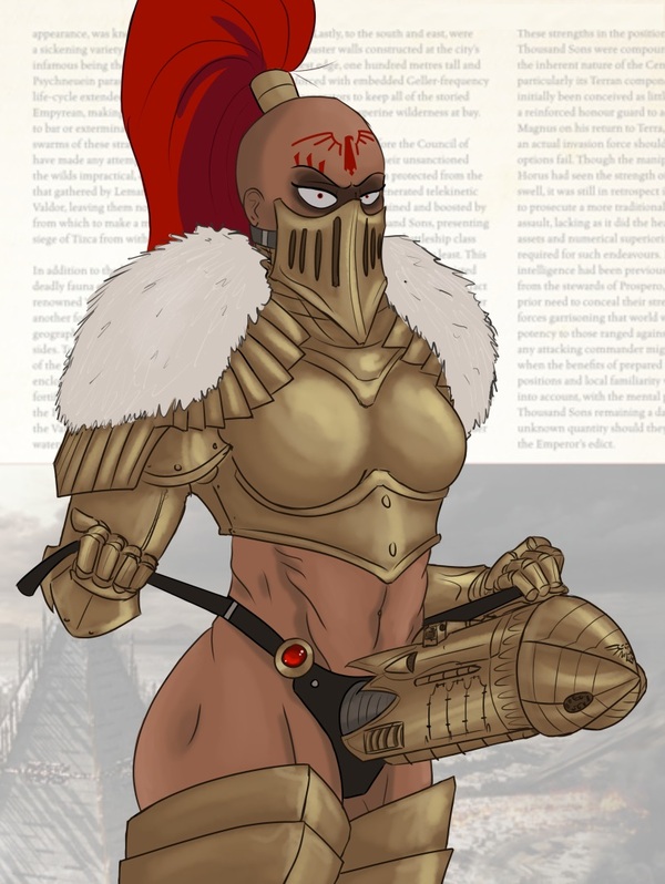 Rearmament - NSFW, Warhammer 40k, Wh Art, Wh miniatures, Wh humor, Sisters of Silence, Longpost