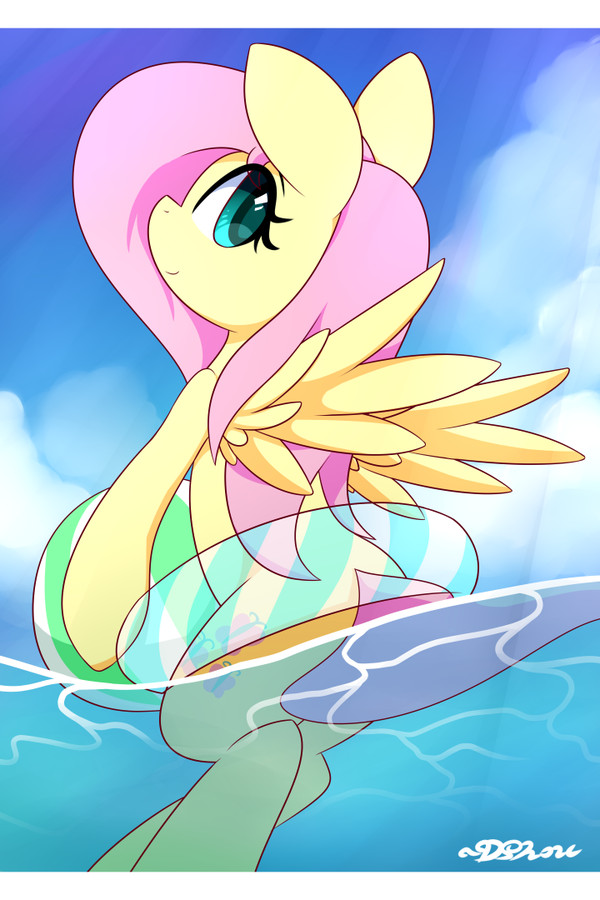 Peace on the Seaside - My little pony, PonyArt, Fluttershy, 