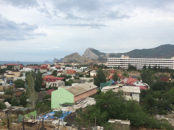Crimea 2017 or how I went by train... Part 2. Sudak. - My, Genoese Fortress, Holidays in Russia, Crimea, Sea, Mount Alchak, Longpost, The city of Sudak