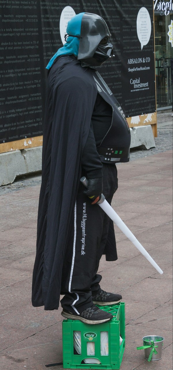 Darth Vader is no more... - Humor, Darth vader, My, The photo