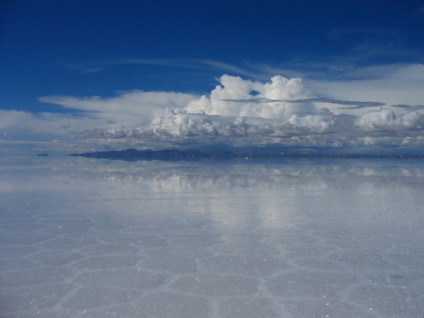 Lake Uyuni - the place where the earth touches the sky - Lake, Heaven and earth, beauty, Nature, Longpost