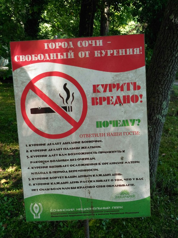 Let's smoke a comrade one by one .. - Sochi, My, Quit smoking