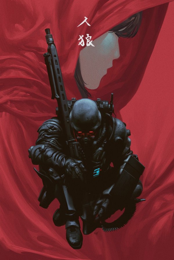 Jin-Roh - Anime Art, Аниме, Jin-Roh, Daver07