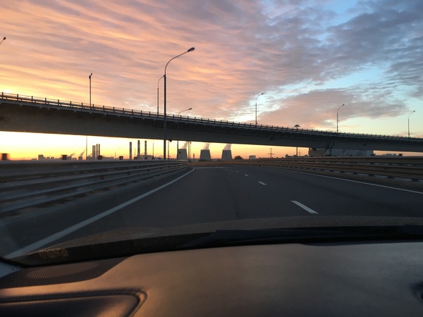 The city is waking up - My, dawn, Moscow