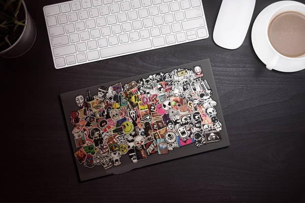 You can do a lot with Photoshop!#photoshop - My, Photoshop, Stickers, Table, Apple