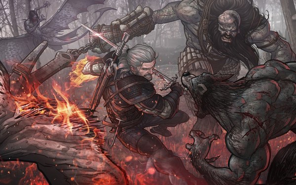 La, who would be cut - , Witcher, The Witcher 3: Wild Hunt, Geralt of Rivia