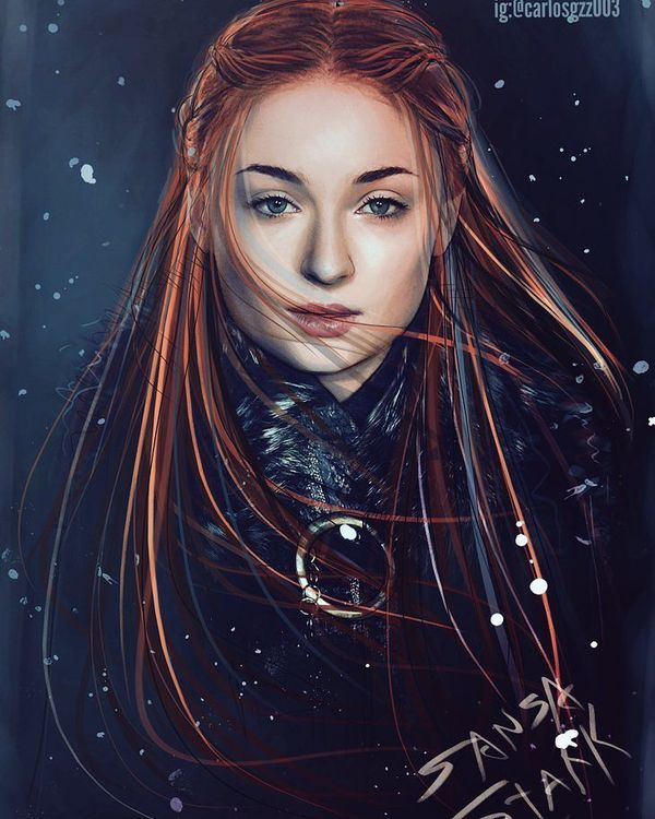 Just beautiful art - Sansa Stark, Game of Thrones