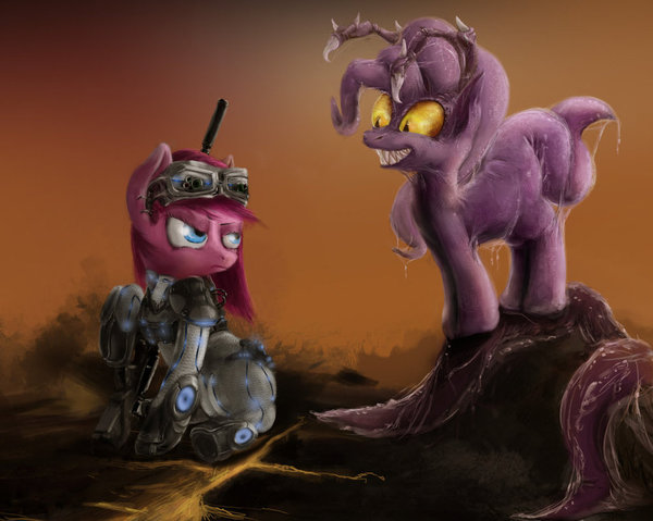   ! My Little Pony, Starcraft 2, Pinkie Pie, , , , MLP Crossover, , Cannibalus