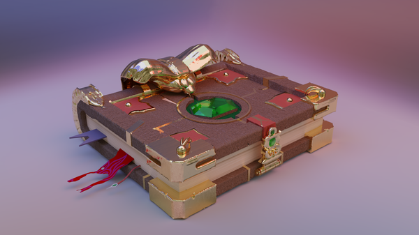 Magic book 3D, Blender, Cycles Render, Magic book, 