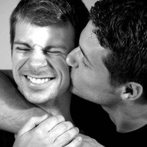 Smack everyone - Kiss, The male, Milota, LGBT, Smile, Men