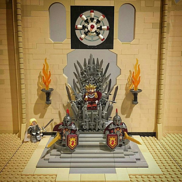 Game of Thrones - Iron Throne from LEGO - Lego, Iron throne, Game of Thrones