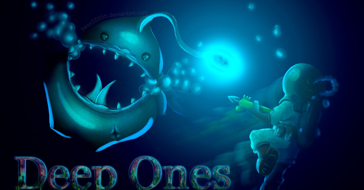Deep 1. Глубоководные байты realm royle. deep ones art.