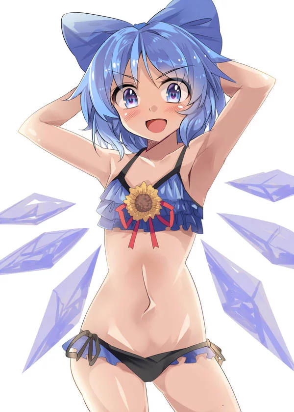 Суббота в Генсокё - NSFW, Аниме, Anime Art, Touhou, Cirno, Flandre Scarlet, Komeiji Koishi, Daiyousei, Kazami Yuuka, Длиннопост