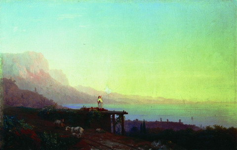 Today is the 200th anniversary of the birth of I. Aivazovsky - Aivazovsky, Sea, Art, , Landscape, Longpost