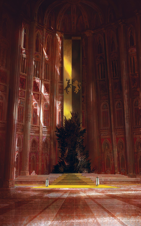Throne room of the Red Castle - Iron throne, PLIO, Marc Simonetti