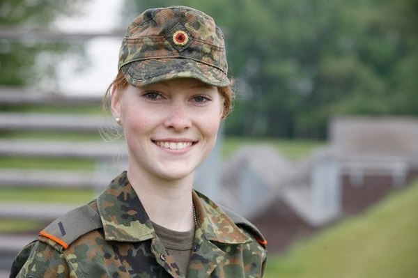 Bundeswehr girls. - Girls, Military, Bundeswehr, The photo, Longpost
