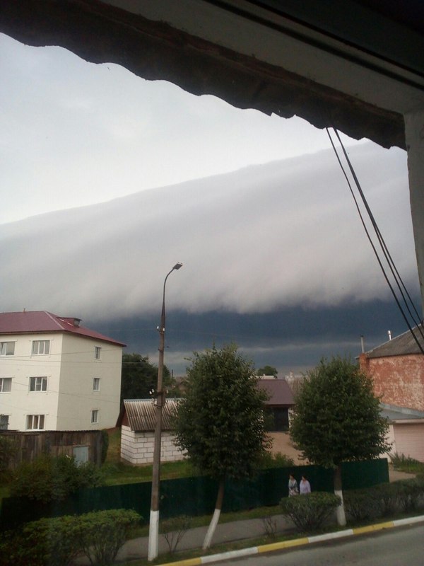 Severe thunderstorm in Sebezh - Sebezh, , The clouds