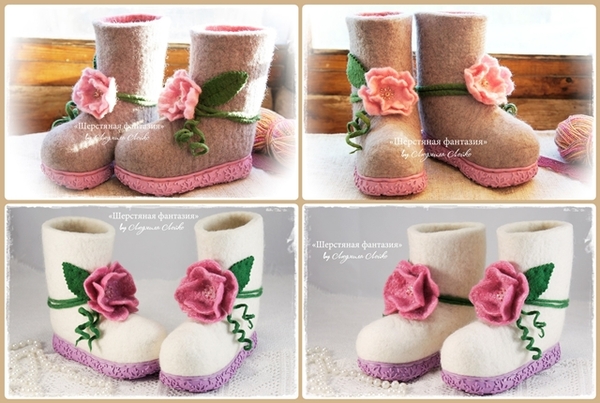 Valenki are different! - Longpost, Wallow, Needlework, Handmade, With your own hands, Fashion, Felt boots, My