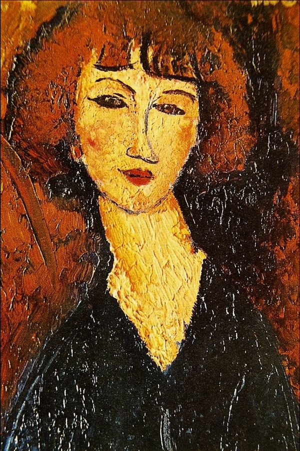 Problems of a novice artist - Amedeo Modigliani, Painting, Portrait, Painting