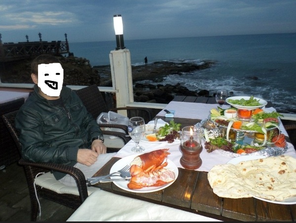 Abkhazia, Abkhazia, but how they divorced us in a cafe in Turkey)) - My, Lobster, Turkey, Side, Cafe, Relaxation, Longpost