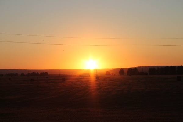 Warm August - My, Sunset, Warmth, Mordovia