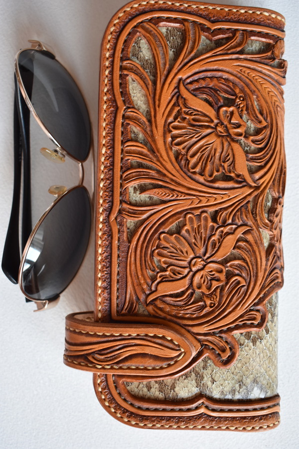 Wallet - My, Leather, , Wallet, Needlework without process, Leather products, Leather, Sheridan, Longpost