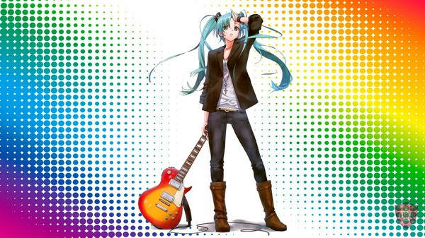 Ruby rock and roll Mikul!!! - Camp owlet, Visual novel, Endless summer, Not anime, Anime, Art, Hatsune Miku