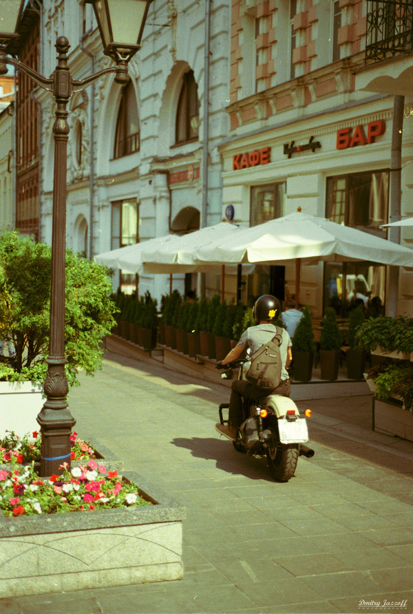 A bit of summer and a motorcycle on film - My, Summer, Film, camera roll, Kodak, , Moto, Harley-davidson, Longpost