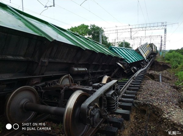 Rains in the Primorsky Territory... Washed out the railway and bridges. Hassan was cut off from the federal highway. - Дальний Восток, Primorsky Krai, Rain, Typhoon, Railway, Weather, State of emergency, Longpost