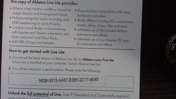 Нужен кому-нибудь Ableton Live 9?
