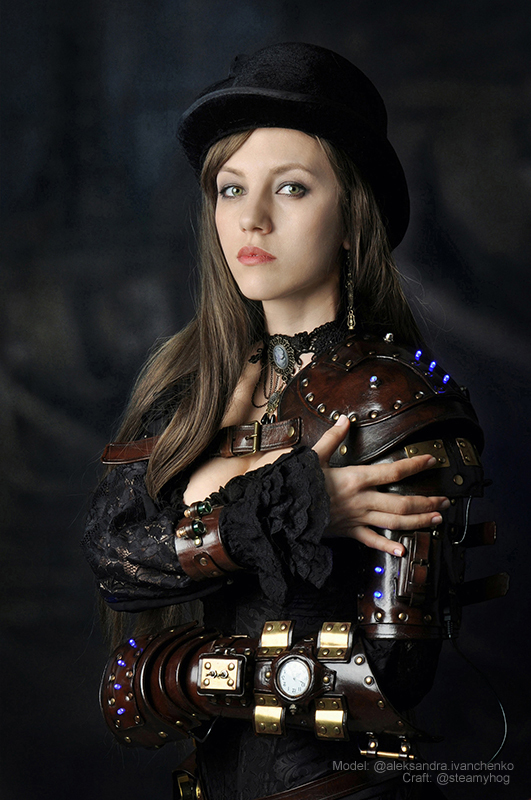 STEAMPUNK MODEL (photoshoot of a girl named Alexandra) - Victorian, , , , Steampunk, , Victorian era, Longpost