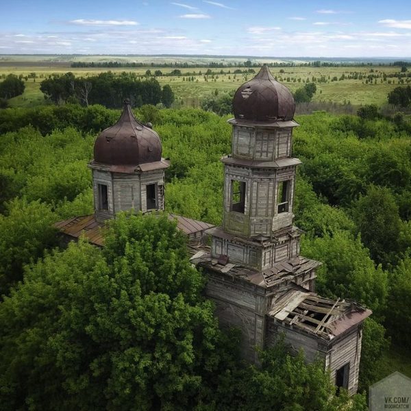 Abandoned church - Ulyanovsk, Ulyanovsk region, Church, Village, , Abandoned, Russia, The photo, Longpost