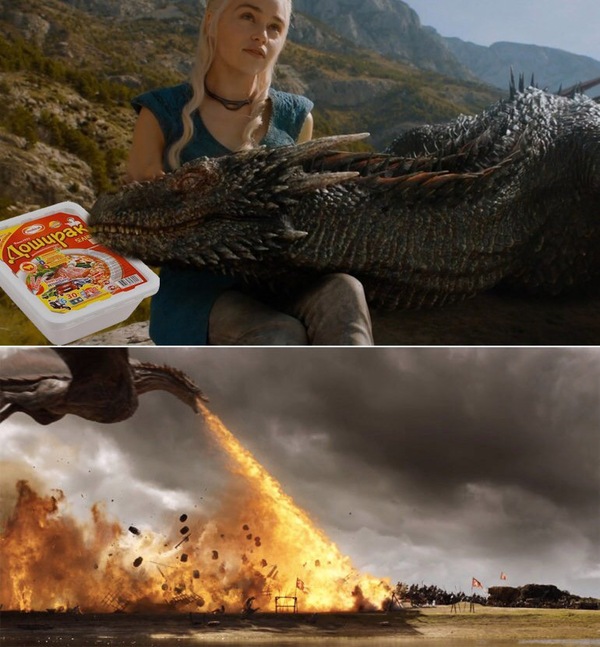 spicy seasoning - Game of Thrones, Drogon, Doshirak, Spoiler