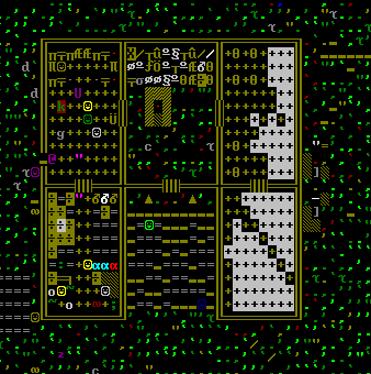 A simple fortress in Dwarf Fortress, part 3. Carnalhall - My, Dwarf fortress, ASCII, Dwarves, Longpost