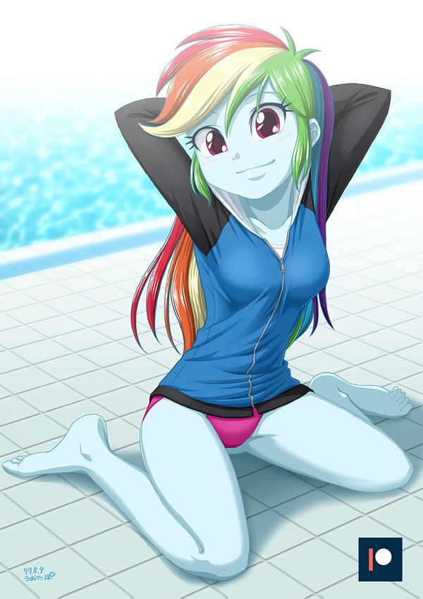 Swimsuits Dashie Uotapo, Rainbow Dash, My Little Pony, Equestria Girls, , , MLP Edge