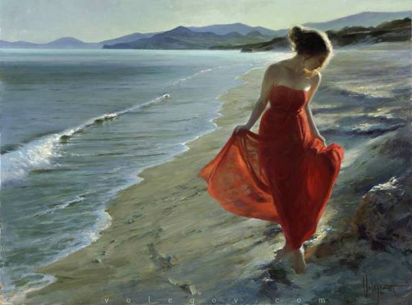 Vladimir Volegov - Painting, Drawing, Girls, Artist, Vladimir Volegov, Longpost