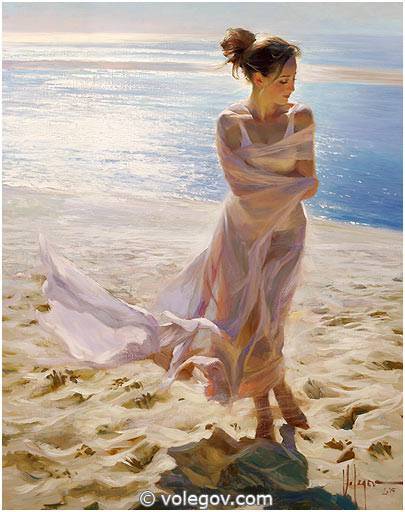 Vladimir Volegov - Painting, Drawing, Girls, Artist, Vladimir Volegov, Longpost