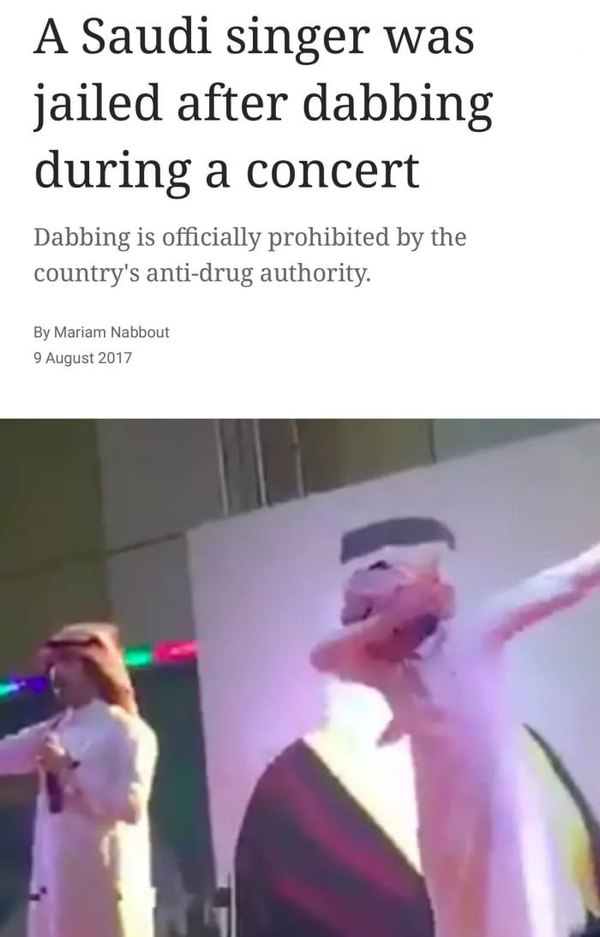 Saudi singer arrested for dab - Deb, Saudi Arabia, The singers