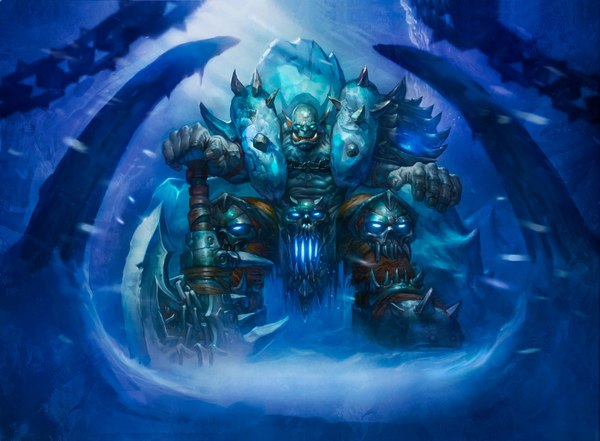 Artwork of the knights of the ice throne, they have already entered the battle, hurry up and try a new meta. - Hearthstone, , Blizzard, Art, , , Warcraft, Longpost, , Warcraft III: The Frozen Throne