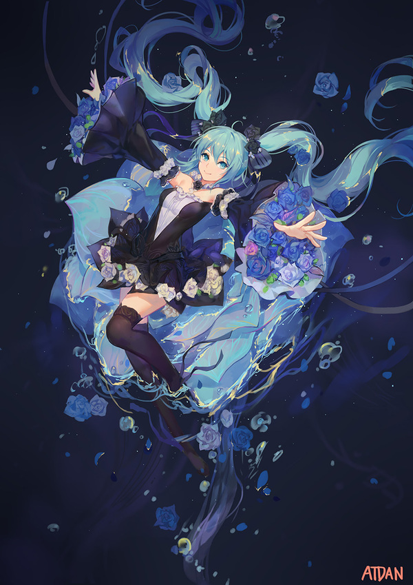 Blue - Hatsune Miku, Anime, Anime art, Vocaloid