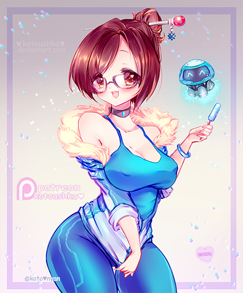 Animated Mei - My, Anime art, Mei, Overwatch, Art