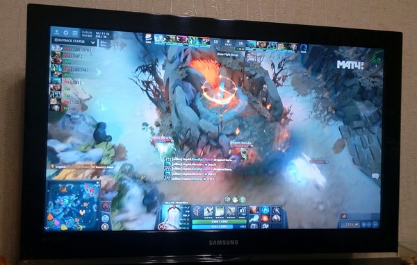 Esports is already on TV. - The television, My, Match TV, Dota 2, eSports