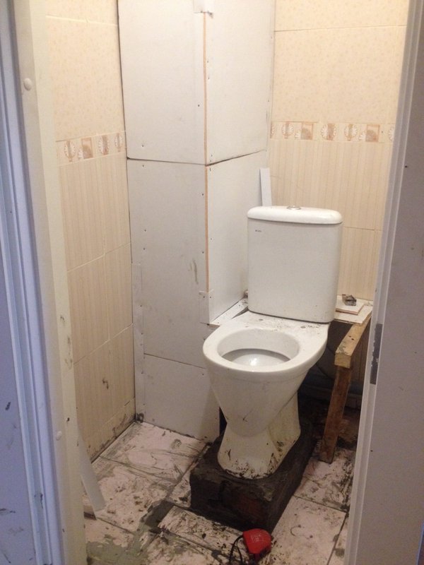 Bathroom renovation part 1.5 - My, Repair, , With your own hands, Courage and not dementia, Longpost, Combined bathroom