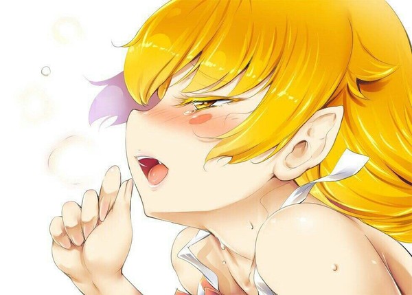 Аnime art - Anime Art, Monogatari series, Аниме, Арт, Shinobu Oshino