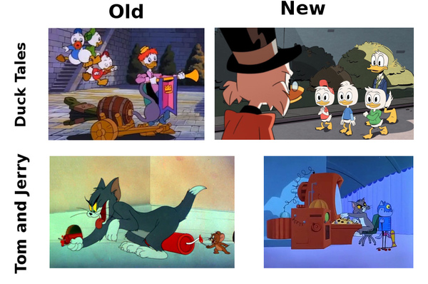Somewhere I've already seen it - , Ducktales, DuckTales, Tom and Jerry, Cartoons, GIF, Panache