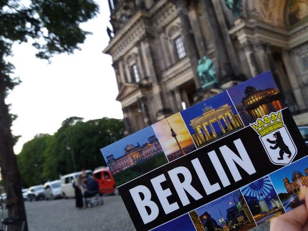 Get a postcard from Berlin in the mail! - My, Berlin, German, Postcard, Longpost