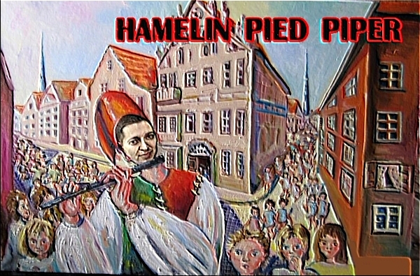 Pied Piper - Hamelin Flutist, , Oxxxymiron, , Yeti and Children, Hamelin Pied Piper, Children's Crusade